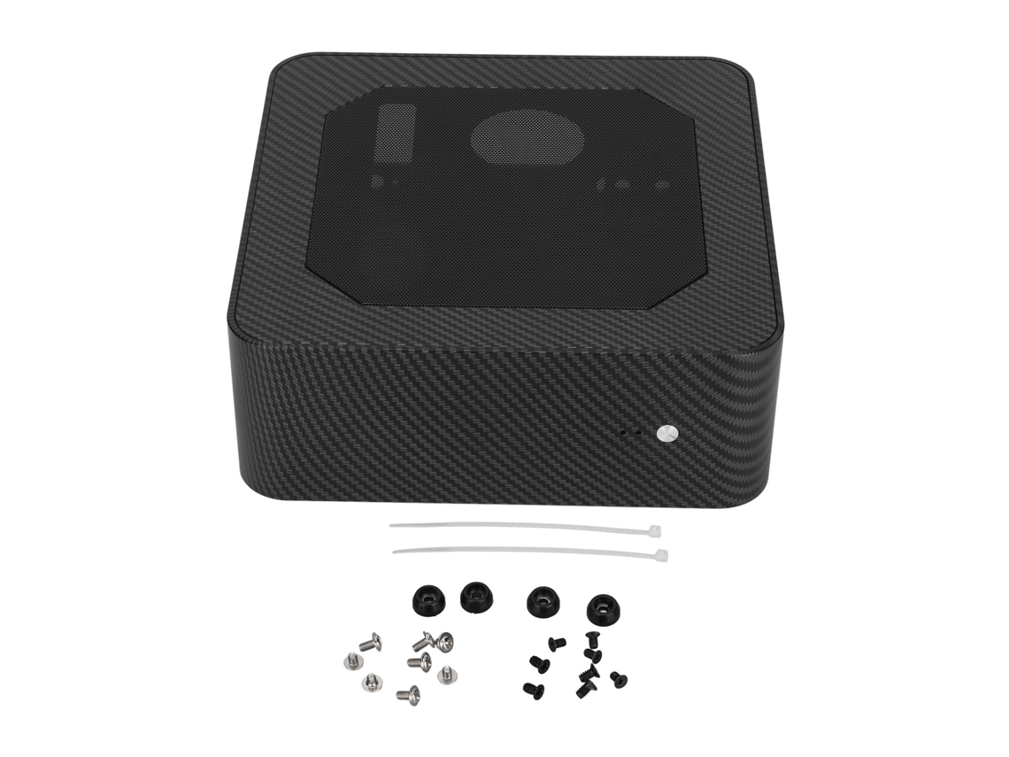 Caso De Pc Desktop Mini, Caso Compacto Htpc Para Computador De Vídeo Doméstico