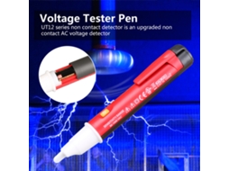 Laxiscreed Testador De Voltagem Uni-trend Ut12b Até 1000v Com Led De Indicação Confiável