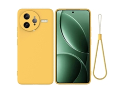 Capa De Celular De Silicone Líquido De Cor Sólida, À Prova De Quedas E Com Cobertura Total