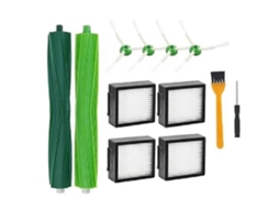 Acessórios Para Varredoras I7+ I3 I4+ I6 I6+ I8 I8+ E5 E6: Escovas De Borracha, Filtros Hepa, Escovas Laterais.