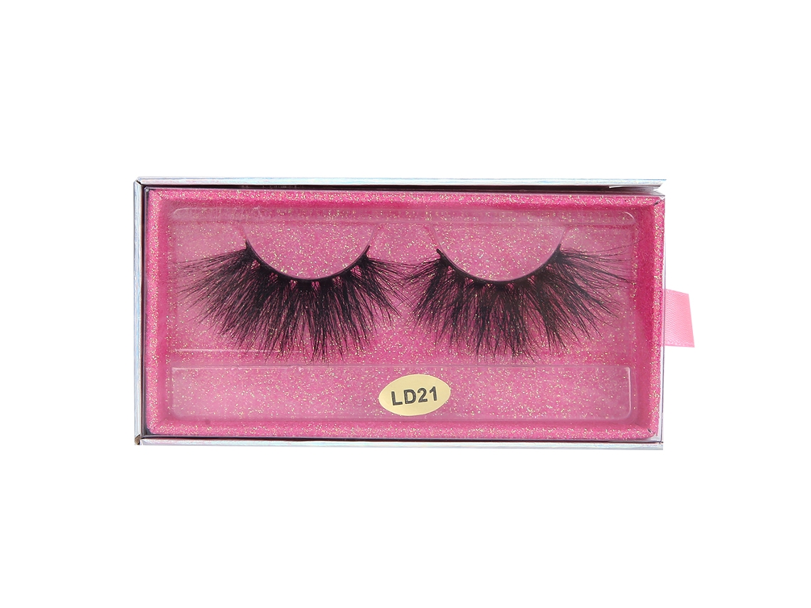 Cílios Falsos 5d 25mm Maquiagem Fluffy Curling Longos Ld21