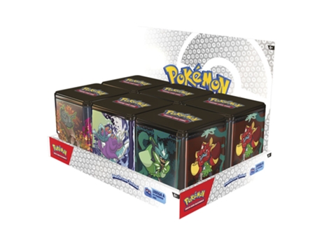 Jogo De Cartas Colecionáveis ??Pokémon Tin Em Espanhol Pokémon Card Game