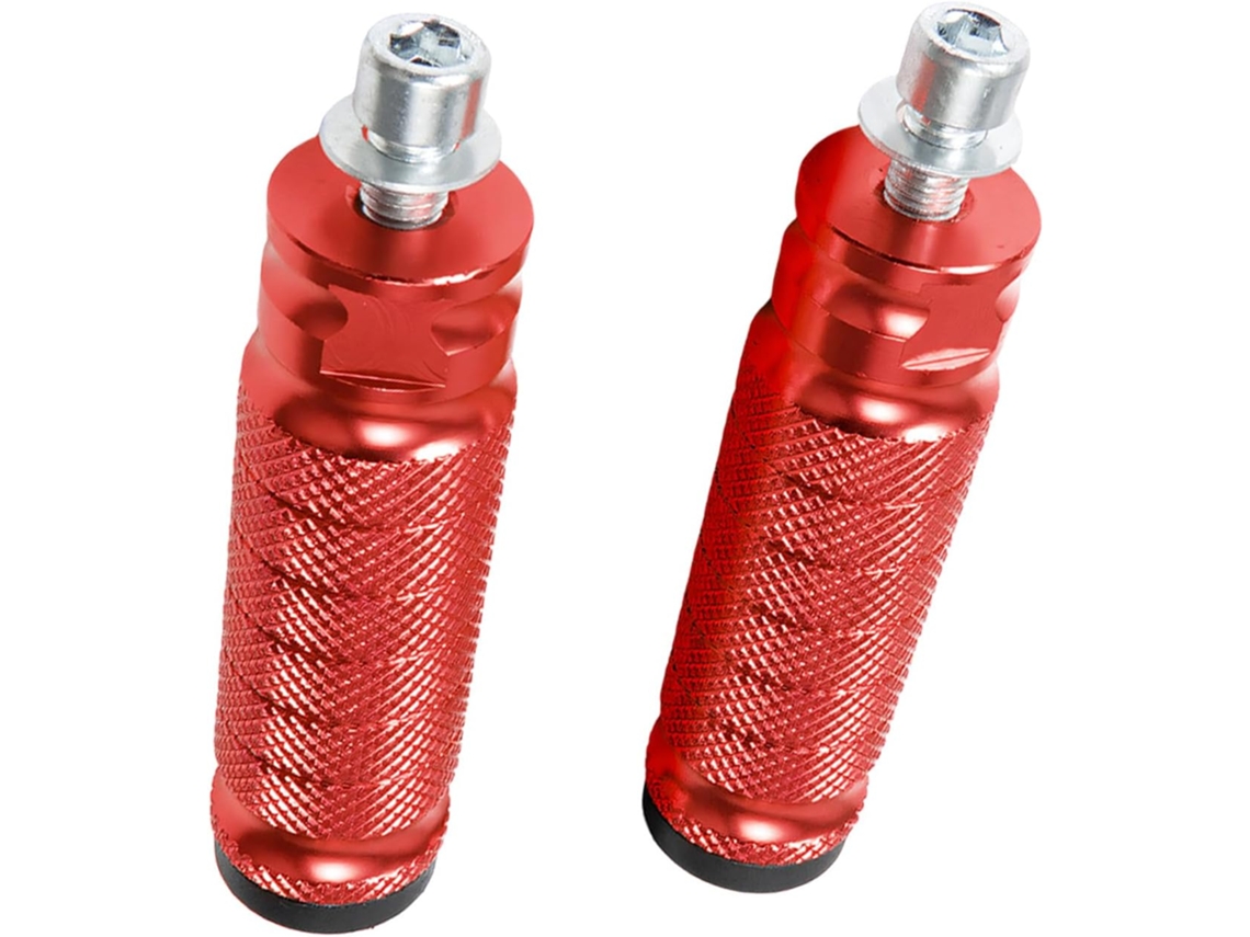 Apoios de Pés em Alumínio para Motocicletas e Bicicletas Elétricas Superfície Antiderrapante para Maior Conforto. SFUSHOS