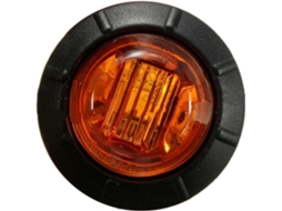 Piscas De Led, Luzes De Sinalização Lateral Redondas Led, 3 4 12v, Indicador Âmbar Para Caminhão Reboque, 12 Peças