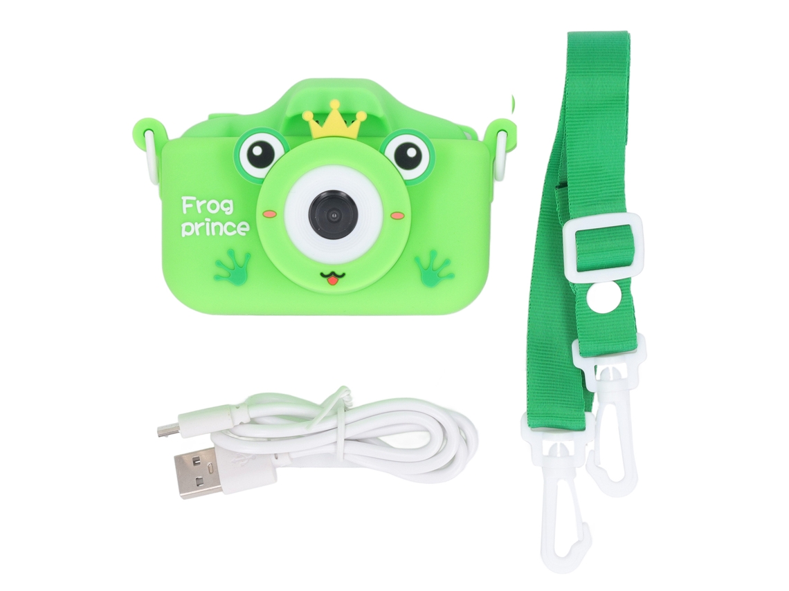 Câmera Digital Infantil Com Capa De Silicone Em Forma De Animal 32g 4000w Pixels Câmera Selfie Para Meninos E Meninas