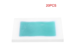 20pcs Papéis De Cera Depilatória De Duas Faces Para Perna E Axila (aloe) - Hipoalergênico E Rápido