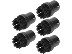 Tbest Conjunto De 5-escovas Reposição Para Motor Sc1 Sc2 Sc3 Sc4 Sc5 Escova Macia Com Cabeça Em Abs Alta Eficiência