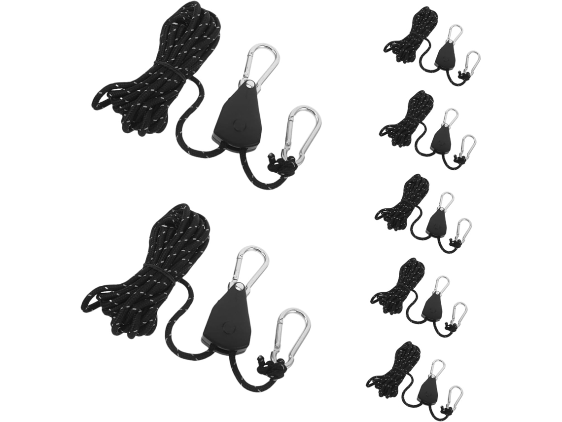 Conjunto De 8 Cordas Tensão Para Barraca, 4m Cada