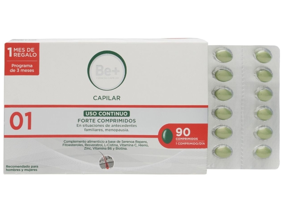 Med Anti-Queda de Cabelo Uso Contínuo 90 Comprimidos BE
