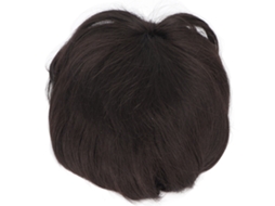2026 parte de Pelo para Homens Negros Suave e Realista de Cabelo Sintético de Alta Temperatura para Uso Diário e Festas (16 X 18 Cm)