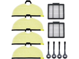 Non Spargimento Microfibra Mop Pad Con Spazzole Laterali Per Shark