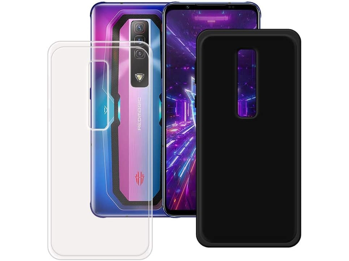 Conjunto de Capas Protetora Qualidade Antiqueda para Nubia Nubia Red Magic 7 HONGWE. Premium Transparente (2un)