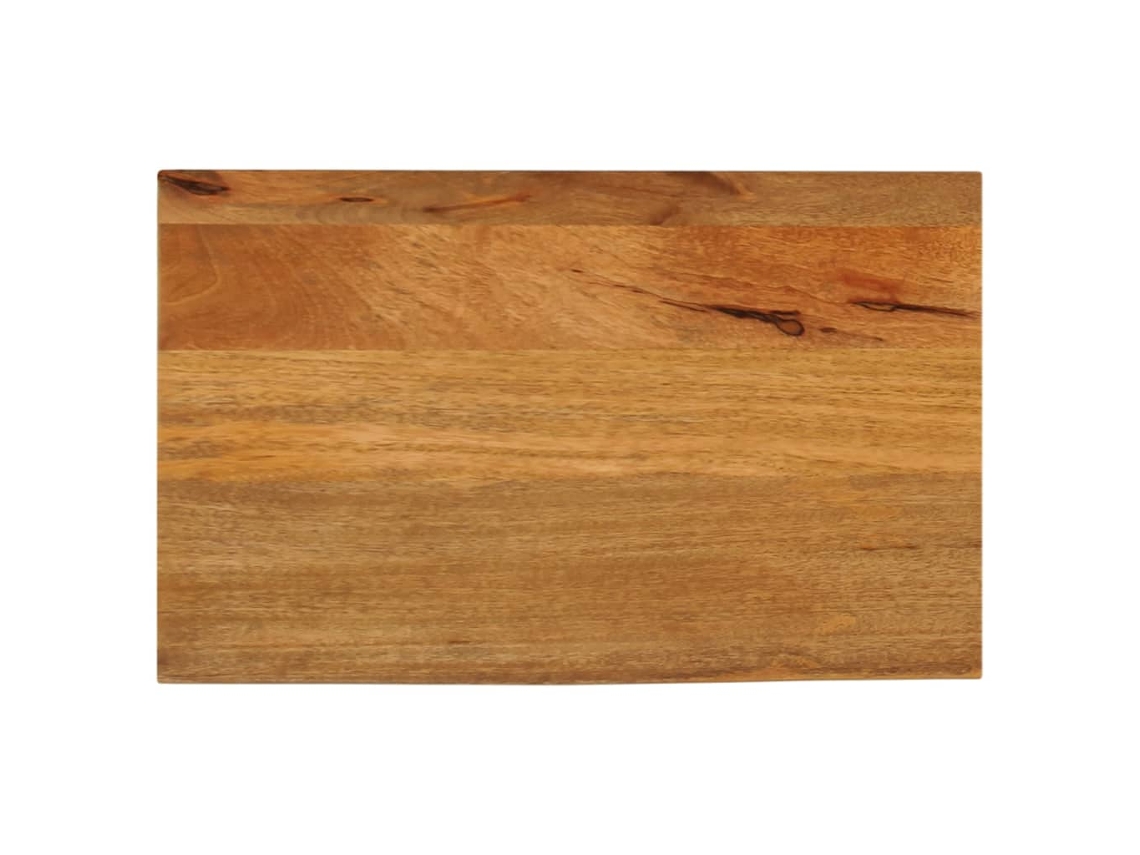 Vidaxl Tampo De Mesa C/ Borda Viva 60x40x3,8 Cm Mangueira Maciça