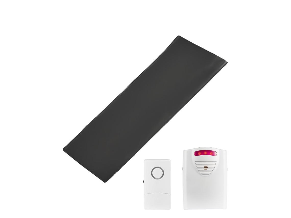 Sensor De Alarme Para Cama E Tapete Com Pager Sem Fio Tekmaquinas