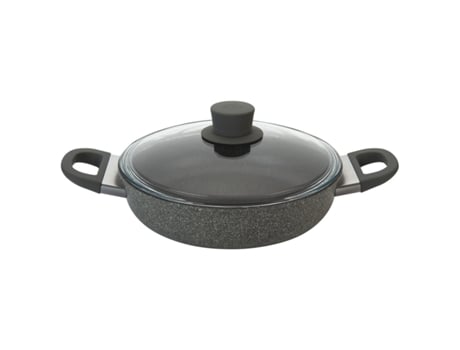 Caçarola com Tampa BALLARINI 75002-973-0 Cinzento Alumínio 1 Peça 28 cm