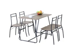 Conjunto Mesa E 4 Cadeiras Minimal Kasa