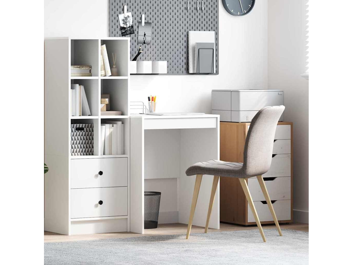 Vidaxl Mesa Branco 60 X 50 X 76 Cm