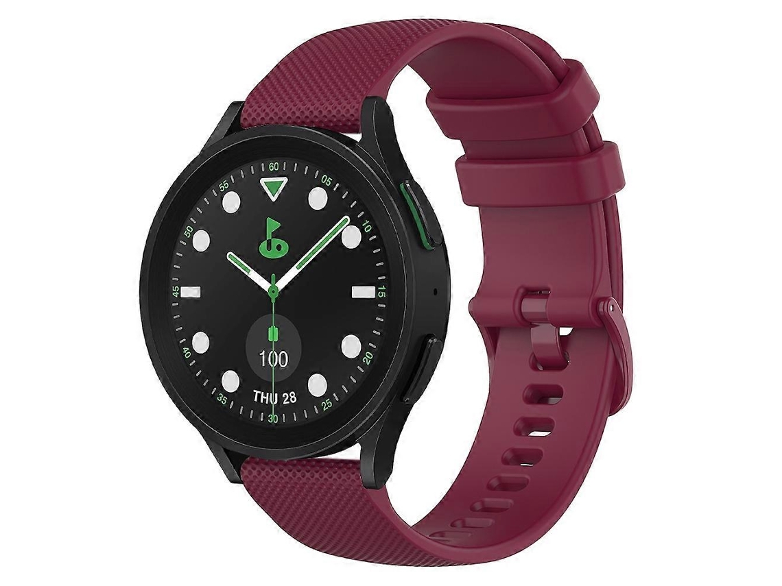 Pulseira De Silicone Quadriculada De 20 Mm