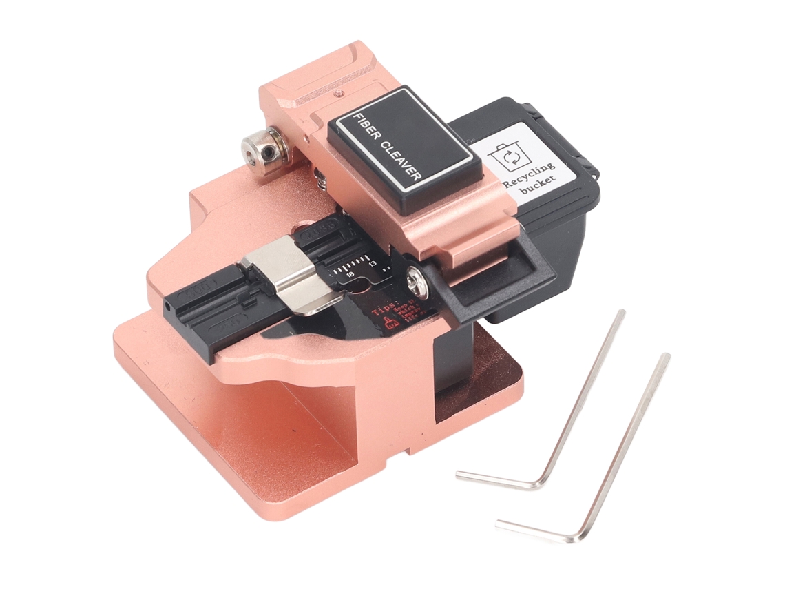 YURU cortador automático de fibra óptica de alta precisão com retorno automático ferramenta rosa leve