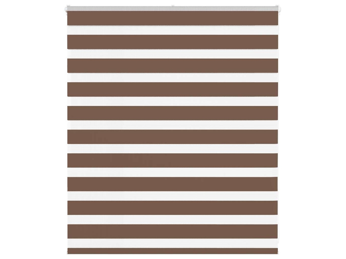 Vidaxl Cortina De Zebra 120x100 Cm Largura Do Tecido 115,9cm Poliéster
