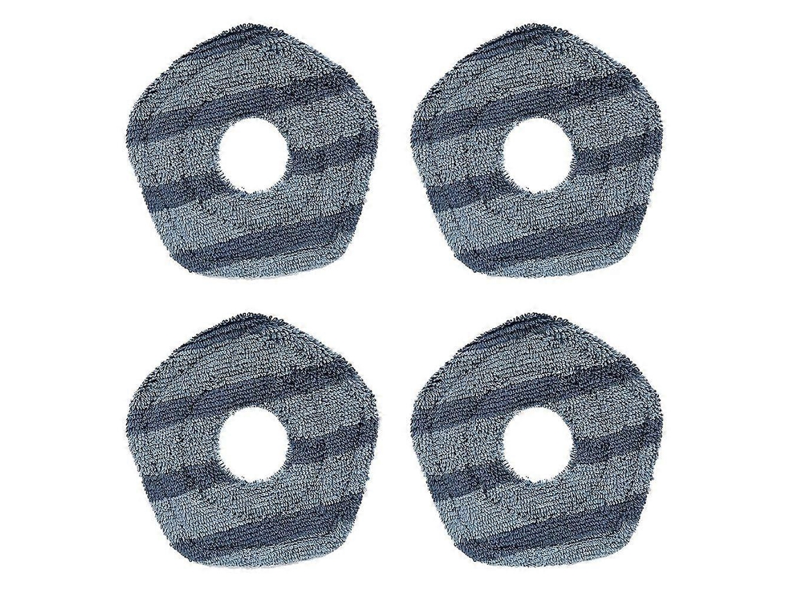 Conjunto De 4 Panos De Limpeza Substituíveis E Laváveis Para Aspirador Robô X10 Pro Omni. Peças Removíveis._ptg