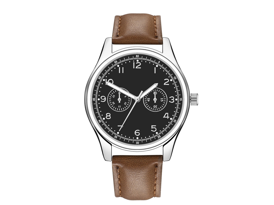 Reloj De Cuarzo Clásico Moderno Estilo Casual Pulsera Hombre Regalo Decorativo (06)