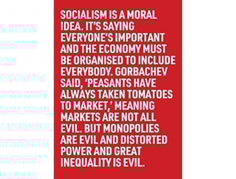 Livro Socialism Is a Moral Idea SocialartWork de Clare Short Martin Firrell (Inglês)