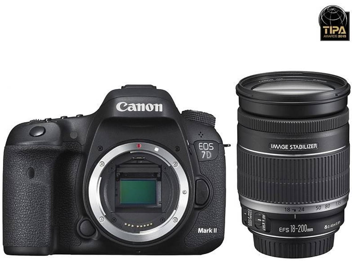 Kit Máquina Fotográfica CANON EOS 7D Mark II + 18-200 IS (APS-C