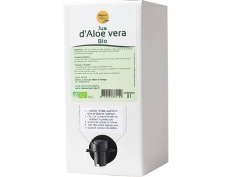 Suplemento Alimentar NATURE ET PARTAGE Suco De Aloe Vera Bio (2 L)