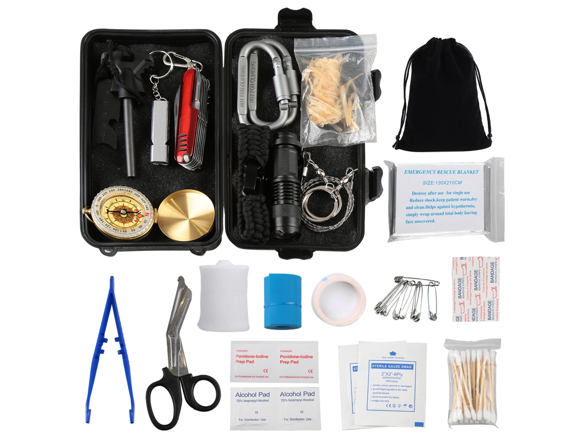 Kit de Sobrevivência de Emergência 23 em 1