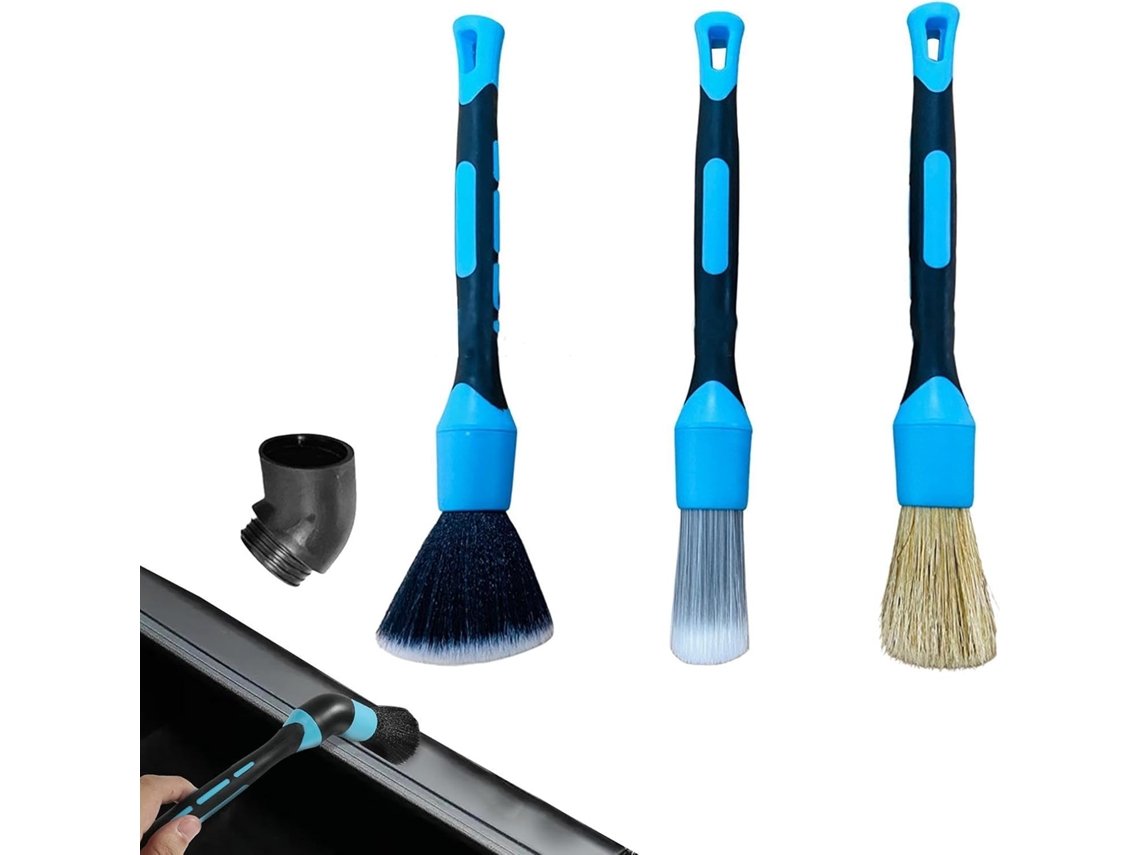 Escova Genérica Para Limpeza Detalhada Do Interior Do Carro, Kit De Limpeza Automotiva, Equipamento Gokoco