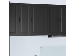 Vidaxl Armário De Parede Porto Preto 50 X 31 X 80 Cm