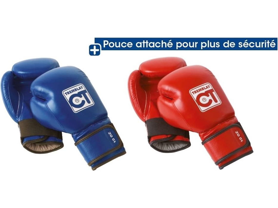 Luvas de Boxe TREMBLAY (X2) (Azul-10oz)