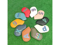 Conjunto de 3 Capas BRILVIBERA para Cabeça de Tacos de Golfe, com Pescoço Longo (pretas)
