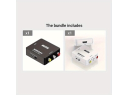 Adaptador Conversor De Interface De Áudio Para Av Hd 1080p. Tadvyyvayotoy