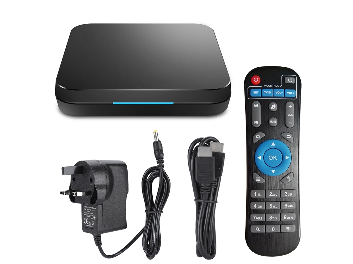 Tv Box Com Decodificação 4k E Bluetooth