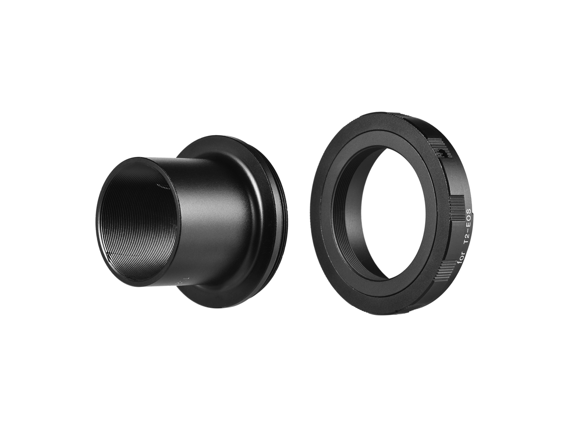 Anel Adaptador Andoer 1.25-t2 Para Câmera Canon T2 Ocular De Telescópio Para Fotografia De Paisagens E Astrofotografia