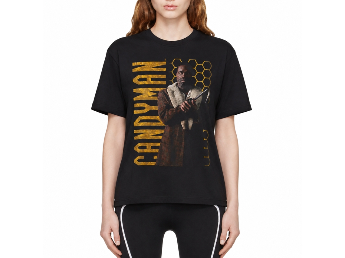 Rockinstone Candyman Honeycomb Black Adult T-shirt Size:xl