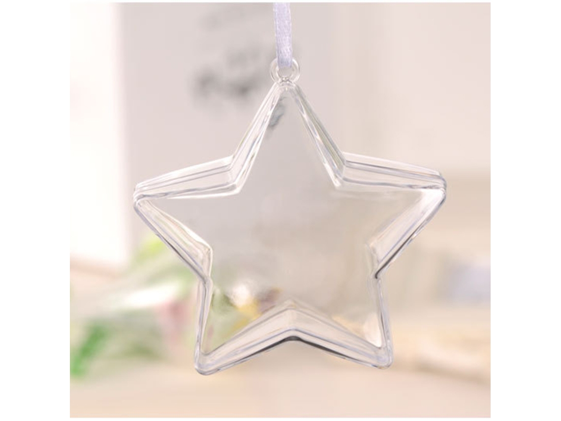 Bolas De Plástico Transparentes Suporte Para Flores Preservadas Design Pentagonal Oco