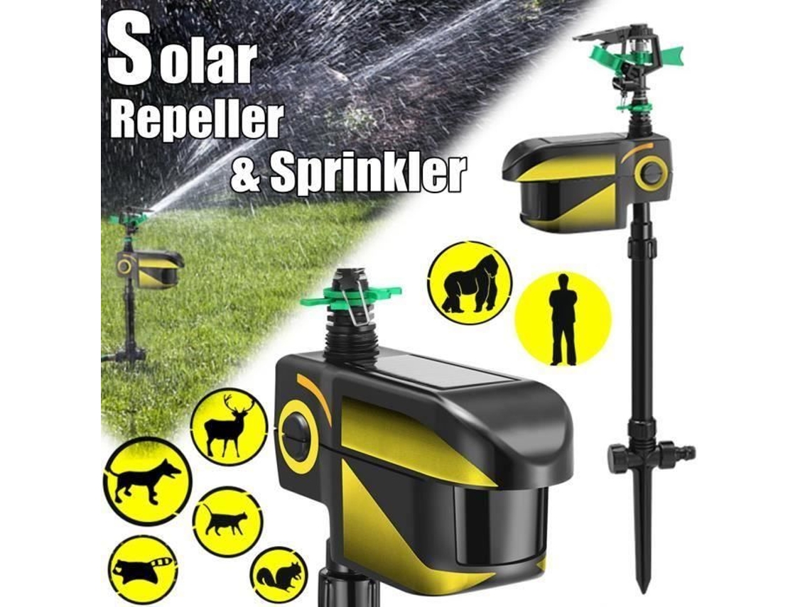 Painel Solar SS 33 Irrigador Automático de Grama, Detecção de Movimento, Repelente de Animais para Jardim