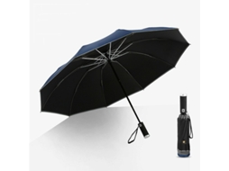 Preto Agsivo Guarda chuva Dobrável Automático Led 10 Varetas Reforçadas Resistente Vento Proteção Uv Upf50+ Automático Homens Mulheres MDUG