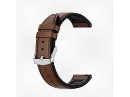 Pulseira De Couro Marrom De 22 Mm Compatível Com Relógio Inteligente Gt2 Pro Olysi Shop