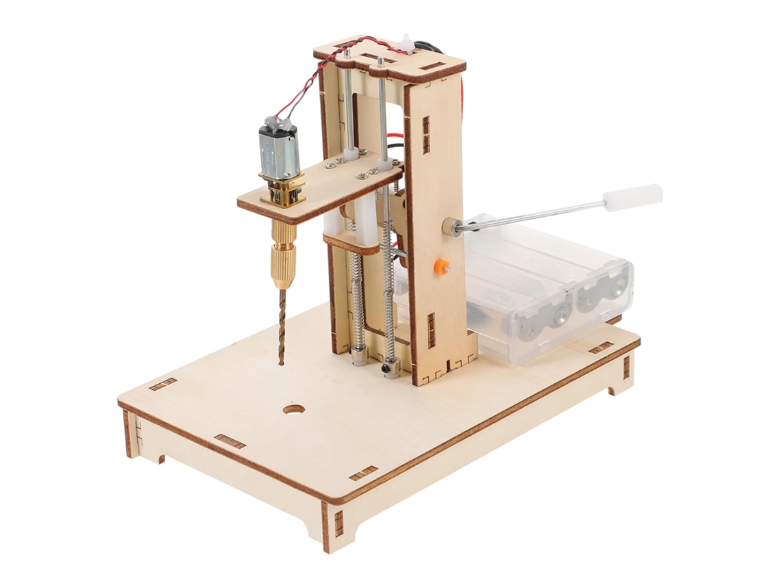 Kit de mini furadeira de bancada para madeira S/MARCA