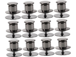 Conjunto Zerodeko Com 30 Pinos Planos De Metal Mecanismo Travamento Fácil, Liga De Zinco Leve Para Acessórios Escritório