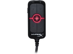 Adaptador de Som Virtual 7.1 HYPER X Amp (Preto e Vermelho)