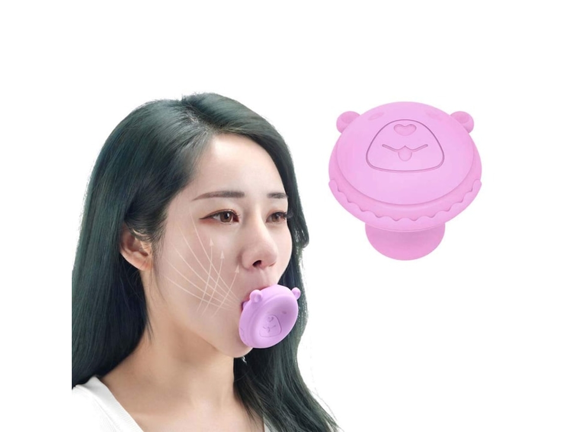 Exercitador Facial De Silicone Para Tonificação E Lifting