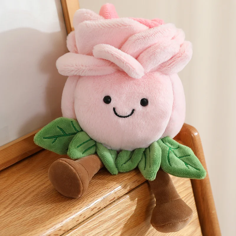 Brinquedo de Pelúcia Rosa, Decoração para Casa, Presente para Menina MDUG (rosa Rosa Ds 22cm)