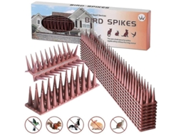12 pcs espinhos anti pássaros para cerca telhado engate controle de aves oxq | S/MARCA
