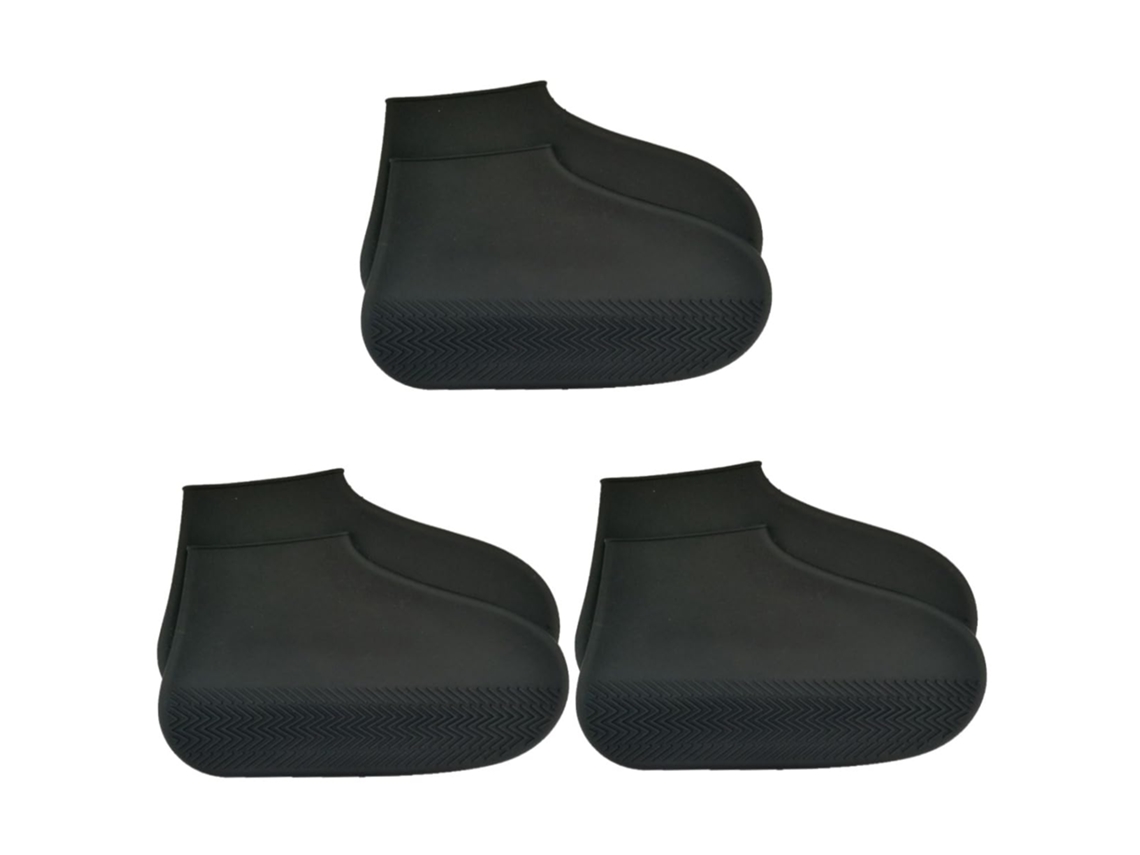 Conjunto De 3 Capas De Silicone Antiderrapantes Para Sapatos, Ideais Para Dias Chuvosos E Atividades.
