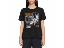 Rockinstone Halloween Memories Black Adult T-shirt Size:xl